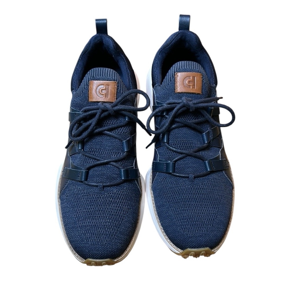 Cole Haan Men’s Grand Motion Woven Stitchlite 2 Navy Tan Ivory Sz 11.5M - Picture 3 of 12